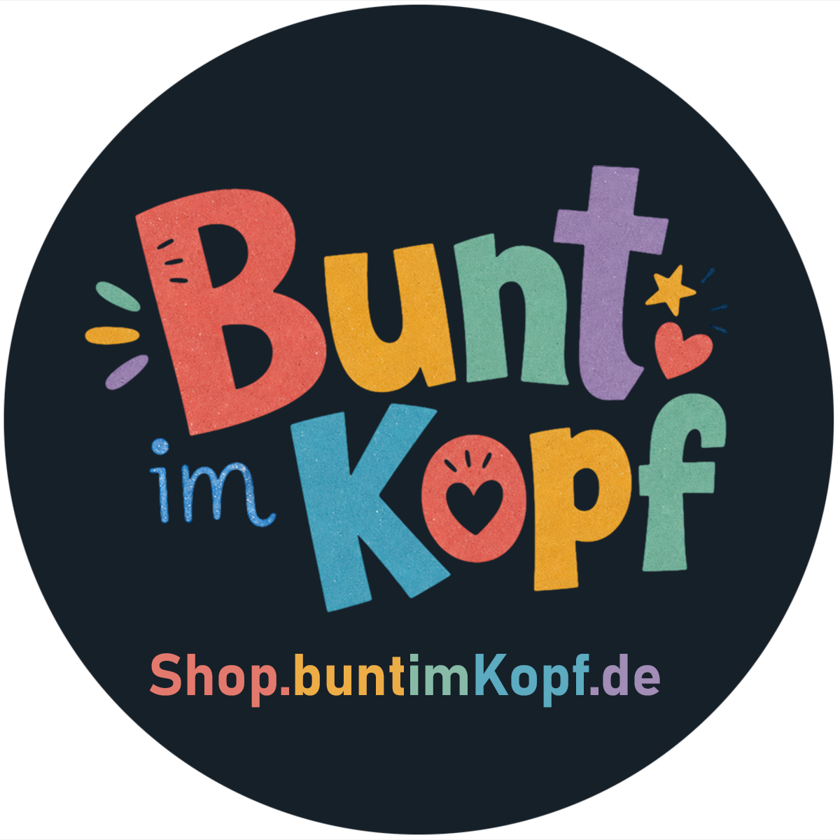 buntimKopf Logo fuer den eigenen Online Shop